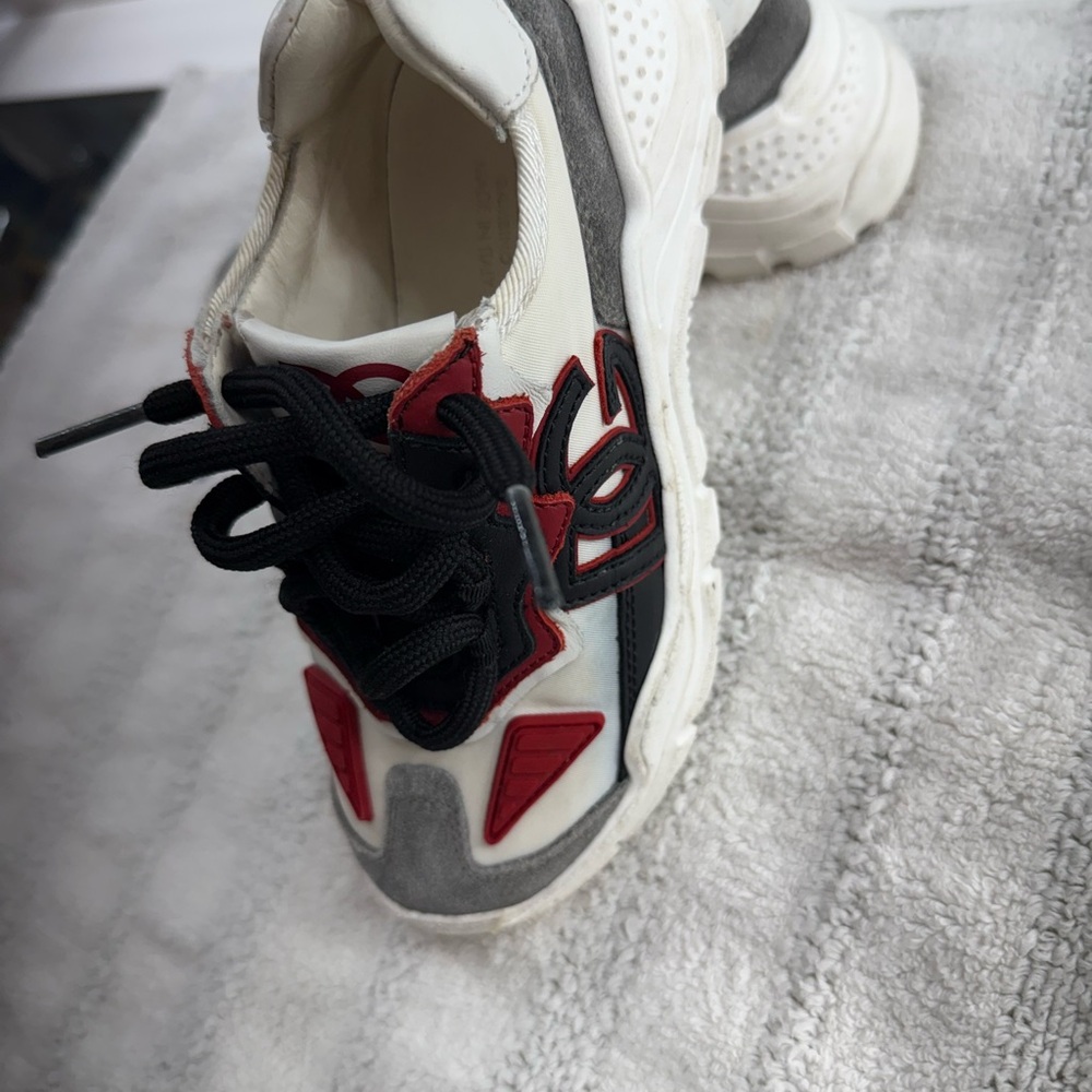 Dolce & Gabbana Kids Sneakers - Red, Black, and White